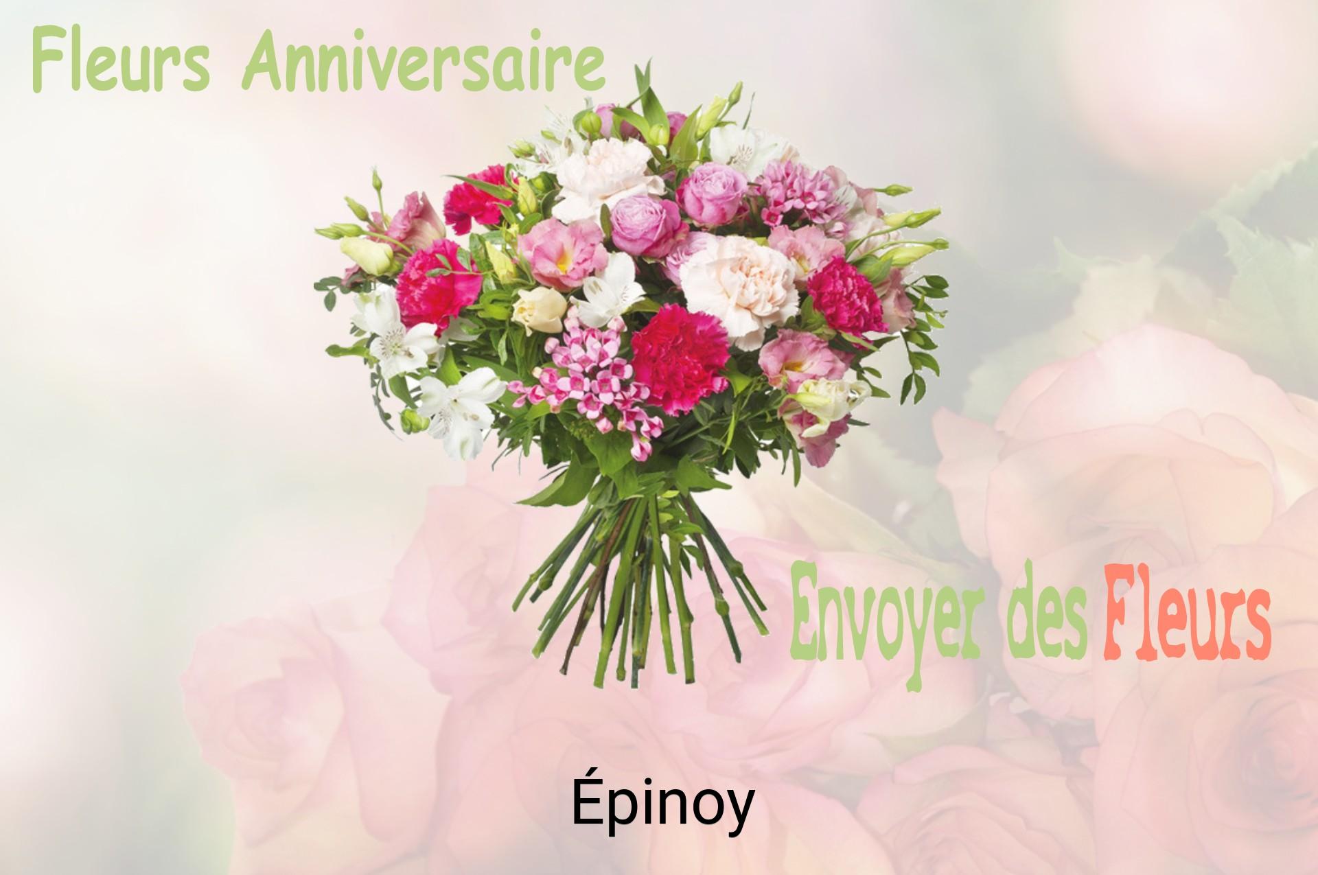 Bouquet de fleurs d’anniversaire livré à Épinoy