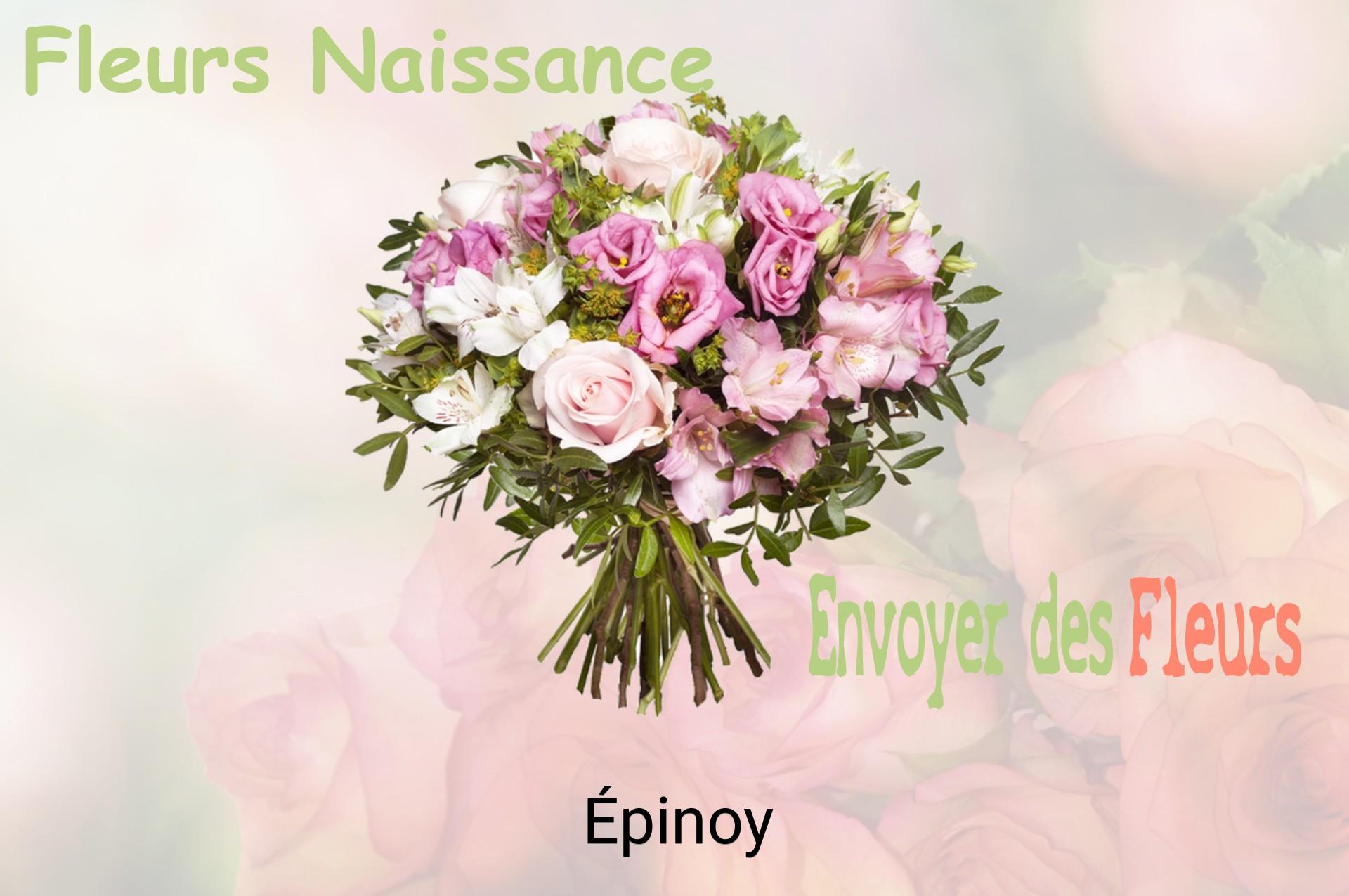 Bouquet de fleurs de naissance livré à Épinoy